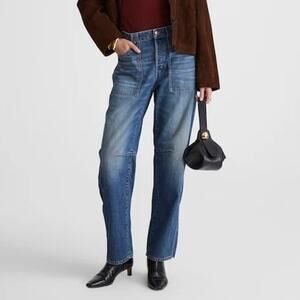 Madewell The Darted Barrel Leg Jean Irmo Wash Size 27P NWOT